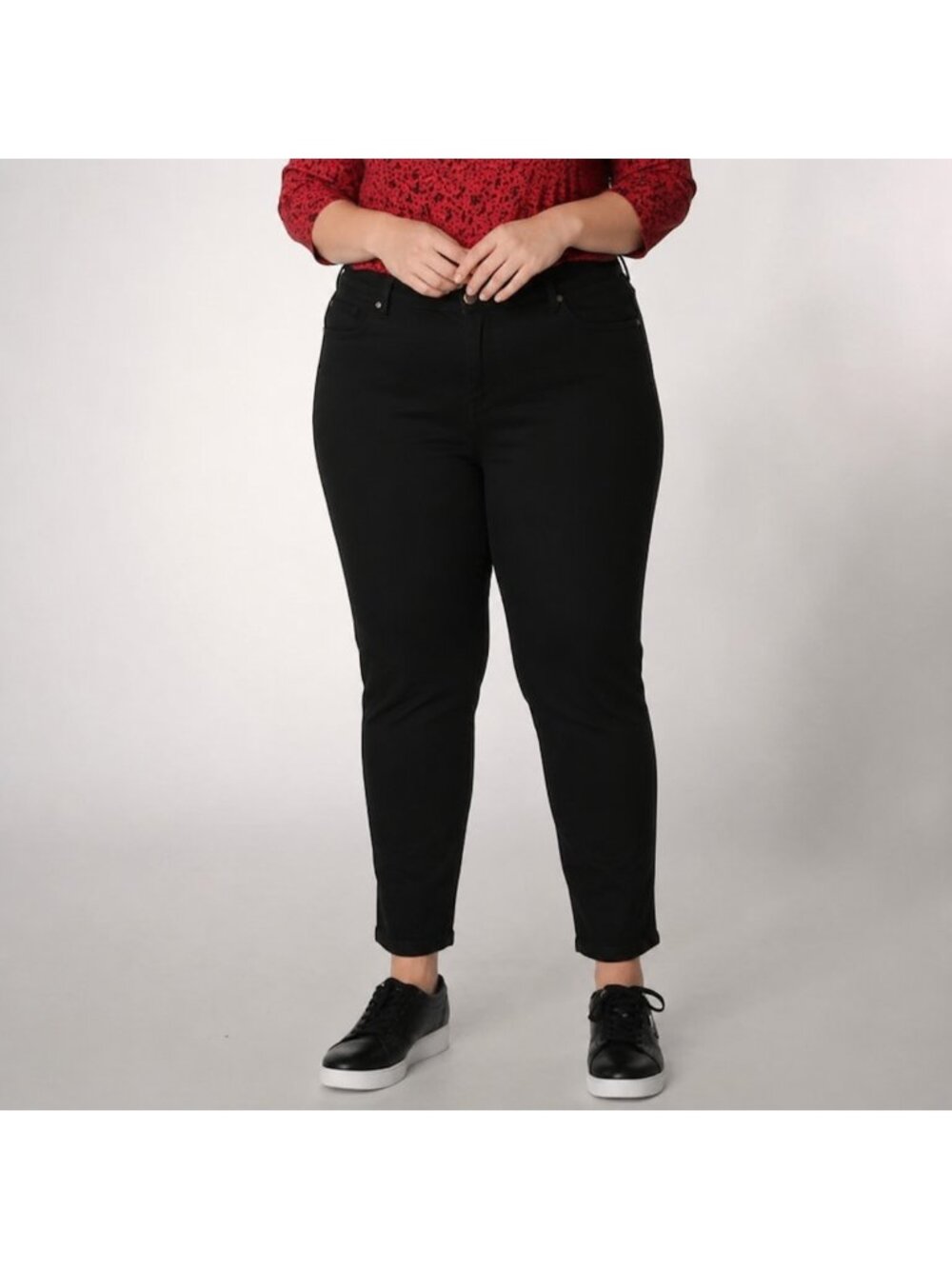 NEW Mr Max Black Stretch Slim Leg Jeans - 22